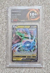 CGG 10 - Rayquaza V 100/159 Pokemon Card Crown Zenith - PSA BGS SWSH - Imagen 1 de 2