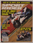 SPORT RIDER December 1993 Acura NSX Honda CBR900RR YZF750SP BMW R100RS