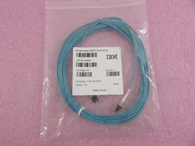 IBM 41V2120 ~ 10M 50/125 OM3 Fiber Cable LC/LC Multi Mode - Image 1 of 4