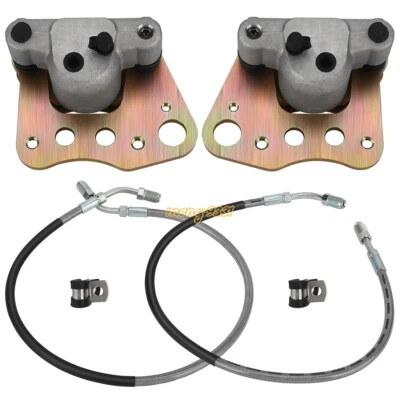 Front Brake Calipers W/Lines for Polaris Sportsman 335 500 Worker 500 1999-2001 - Image 1 of 4