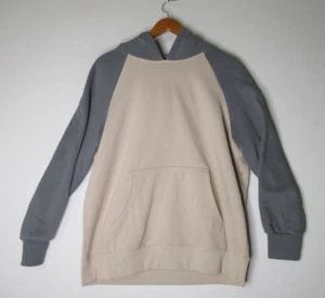 Trendy Queen Damen Oversize Hoodies Herbst Sweatshirts Größe M Beige/Grau - Bild 1 von 7