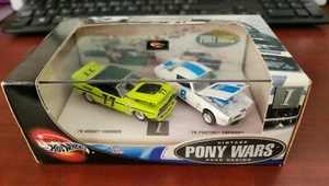 HOT WHEELS 1ST RUN VINTAGE PONY WARS '70 DODGE CHARGER '70 PONTIAC FIREBIRD  - Picture 1 of 3