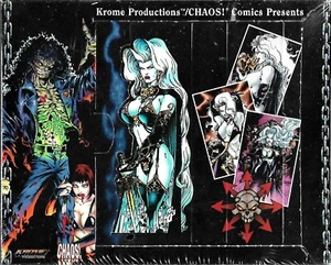 Lady Death MEGA 1997 caja sellada de tarjetas de cromo de Krome - Imagen 1 de 1