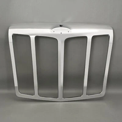 Repuesto envolvente superpuesto parrilla delantera cromada para Peterbilt 579 2013-2021 Foto 1 de 4