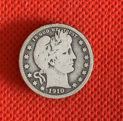 Barber Quarter 1910-P (Lot #BQ-14a) Cover