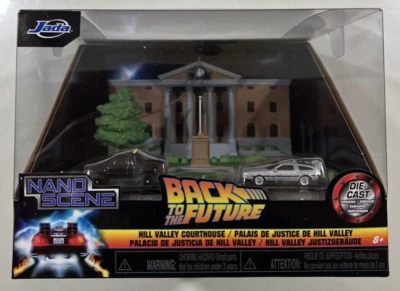 NEW 2025 JADA BACK TO THE FUTURE NANO SCENE   COURTHOUSEW/ TOYOTA PICKUP ERROR - Image 1 of 3