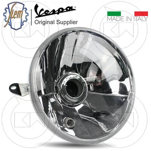 FARO VESPA PX 125-150-200 MILLENIUM FANALE ANTERIORE ALOGENO ORIGINALE SIEM - Imagen 1 de 3