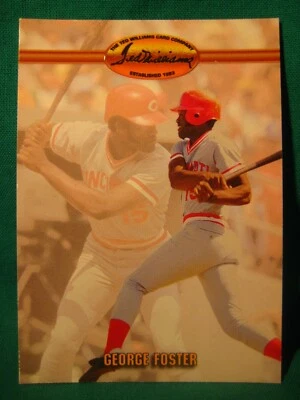 1993 The Ted Williams Card Company #29-George Foster-Cincinnati Reds - Image 1 of 2