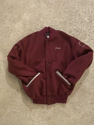 Vintage DeLONG Mitsubishi Varsity Jacket Made In USA Racing Team Size Medium - Image 1 of 4