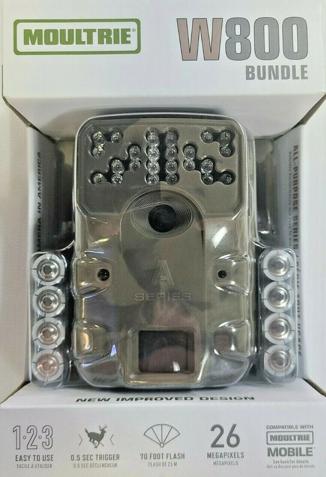 Nuevo paquete de cámara de seguridad Moultrie W800 26 MP Game Trail Deer Foto 1 de 1
