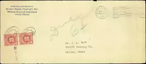 SAVOYSTAMPS - UNITED STATES COVERS - 1937 - Postage Due on cover to Dallas Texas - Picture 1 of 1