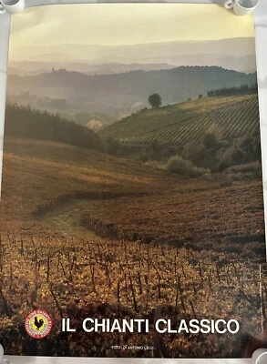 IL CHIANTI Tuscany Wine Vineyard Poster Photo by ANTONIO LELLI Made In Italy — 第 1/4 张图片