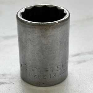 Vintage Craftsman 47511 13/16" 12 Point 1/2" Drive Shallow Socket -V- Series USA - Bild 1 von 7