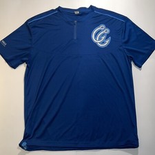 Corpus Christi Hooks Shirt Size XL SGA Batting Practice Pullover 1/4 Zip RARE