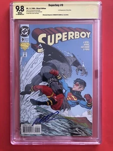 SUPERBOY 9 CBCS SS 9.8 1ST APP KING SHARK signed HUMBERTO RAMOS suicide squad DC - Picture 1 of 4