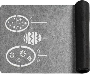 Tischläufer aus Filz Abwaschbar Tischdecke Tischband Ostern Osterdekoration - Bild 1 von 12