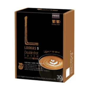 Namyang LOOKAS 9 Double Shot Latte Koreanische Instant Kaffee Mischung 14,9g x 30Sticks - Bild 1 von 3