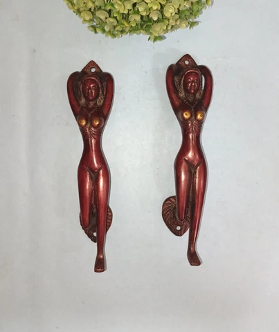 Brass Gymnastic Girl Door Handle Yoga Female Cabinet Puller Hardware Grips HK562 Cover