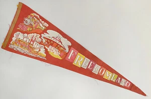 Freedom Amusement Park Pennant Bronx New York City Vintage - Picture 1 of 4