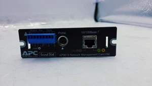 APC SMARTSLOT AP9619 NETWORK UPS MANAGEMENT CARD  EM - Picture 1 of 3