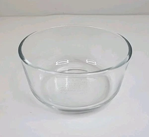 Cuenco de almacenamiento de vidrio transparente vintage Pyrex 7200 2 tazas 500 ml - Imagen 1 de 6
