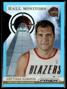 Monitores de salón Panini Prizm Arvydas Sabonis 2013-14 azul claro troquelado #/199 HS - Imagen 1 de 2