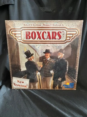 Boxcars Board Game (Rio Grande Games, 2013, New) 2-6 players, ages 13+ - Image 1 of 2