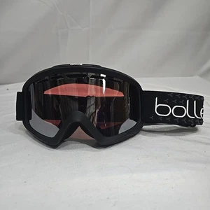 Gafas Bolle Ski Snowboard Marco Negro con Lente Roja Correa Ajustable - Imagen 1 de 6