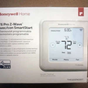 Honeywell T6 Pro Series Z-Wave Programmable Thermostat - TH6320ZW2007 - Picture 1 of 2