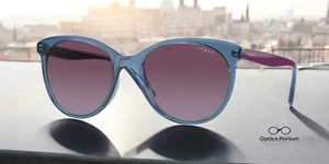 VOGUE VO5453S 30858H Transparent Light Blue Violet 53mm Women's Sunglasses - Picture 1 of 2