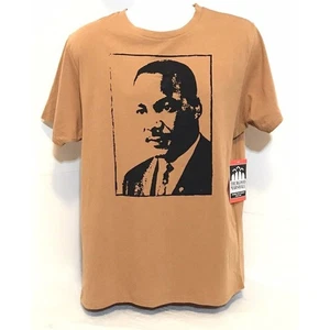 Martin Luther King Grafik T-Shirt braun Gr. Large 42/44 NEU - Bild 1 von 7
