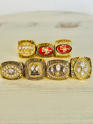 7 San Francisco 49ers Ultimate Collection Ring Set W, US SHIP Cover