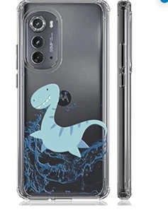 Animal Print Cute Clear with Design Case Women Girl Shockproof Moto G Stylus 5G - Picture 1 of 2