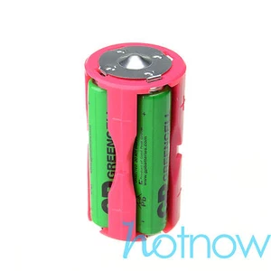 Parallel Adapter Battery Holder Case Box Convertor 4 AAA/LR03 to C Size - Picture 1 of 3