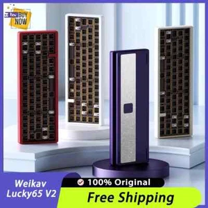 Mechanical Kit Aluminium Three Mode Gaming Keyboard 2.4gBluetooth Hotswap Gasket - Picture 1 of 32