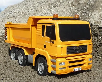 VERTRIEB DURCH WIM-SHOP RC MULDENKIPPER LKW MAN mit 8 Funktionen Länge 36cm Ferngesteuert 2,4GHz 401721
