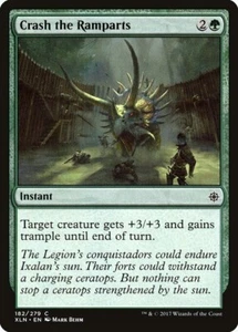 CRASH THE RAMPARTS X 4 N/M- IXALAN MAGIC THE GATHERING - Picture 1 of 1