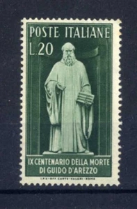 ITALIA 1950 - 9° Centenario della morte di Guido d'Arezzo (995-1050?) 20L MNH** - Bild 1 von 2