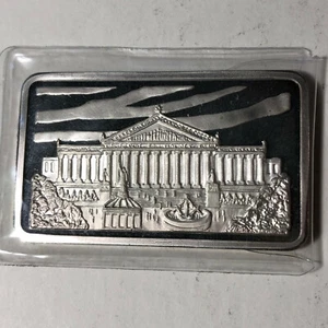 Barra de prueba de plata Temple of Diana de 1 onza .999, 4000 de colección #SB79 - Imagen 1 de 2