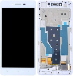 For Oppo R7 Replacement LCD Touchscreen Digitizer Front Mount White With Frame - Picture 1 of 3
