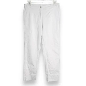 Amina Rubinacci Napoli Women’s Cherie Guya Gray Khaki Capri Size 42 - Fit XS 0-2 - Picture 1 of 12