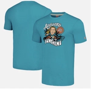 Men's Homage Trevor Lawrence Teal Jacksonville Jaguars Tri Blend T-shirt Medium - Picture 1 of 3