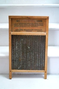 Antique Washboard Company No.1028 Washboard Surface ~ Amazing! - Picture 1 of 24