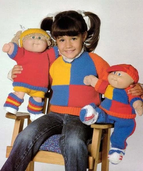 CABBAGE PATCH OUTFITS-JUNIOR JOGGERS BY PATONS IN KW.WEIGHT ENGL.ONLY* - Image 1 of 1