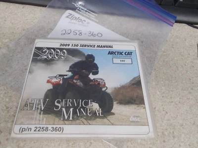 Manual de servicio OEM Arctic Cat ATV CD 2009 150 2258-360 Foto 1 de 4