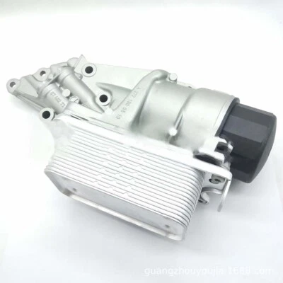 Carcasa de filtro de aceite de motor con enfriador para Mercedes Benz W203 W211W164 M272 Foto 1 de 3