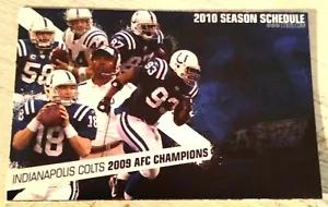 INDIANAPOLIS COLTS 2010 POCKET SPIELPLAN - MANNING, REGGIE, FREENEY, CLARK, NEUWERTIG! - Bild 1 von 1