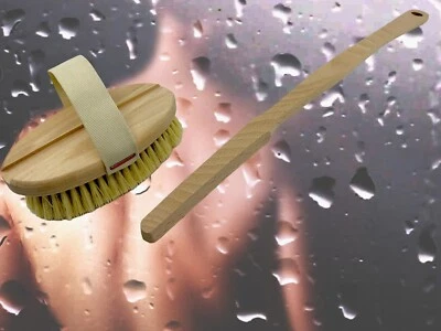 MAAJ BADEBÜRSTE 48 cm RÜCKENBÜRSTE DUSCHBÜRSTE KÖRPERBÜRSTE MASSAGEBÜRSTE BATHBRUSH