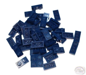 LEGO Classic - Bolsa de 3 buck - 40-ea, 1 x 2 placas - Azul oscuro - Nuevo - (3023) - Imagen 1 de 4