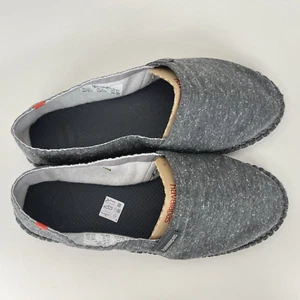 Havaianas Slip On Loafers Mens 10 W 12 Unisex Gray Cloth Sidewalk Surfers - Picture 1 of 8